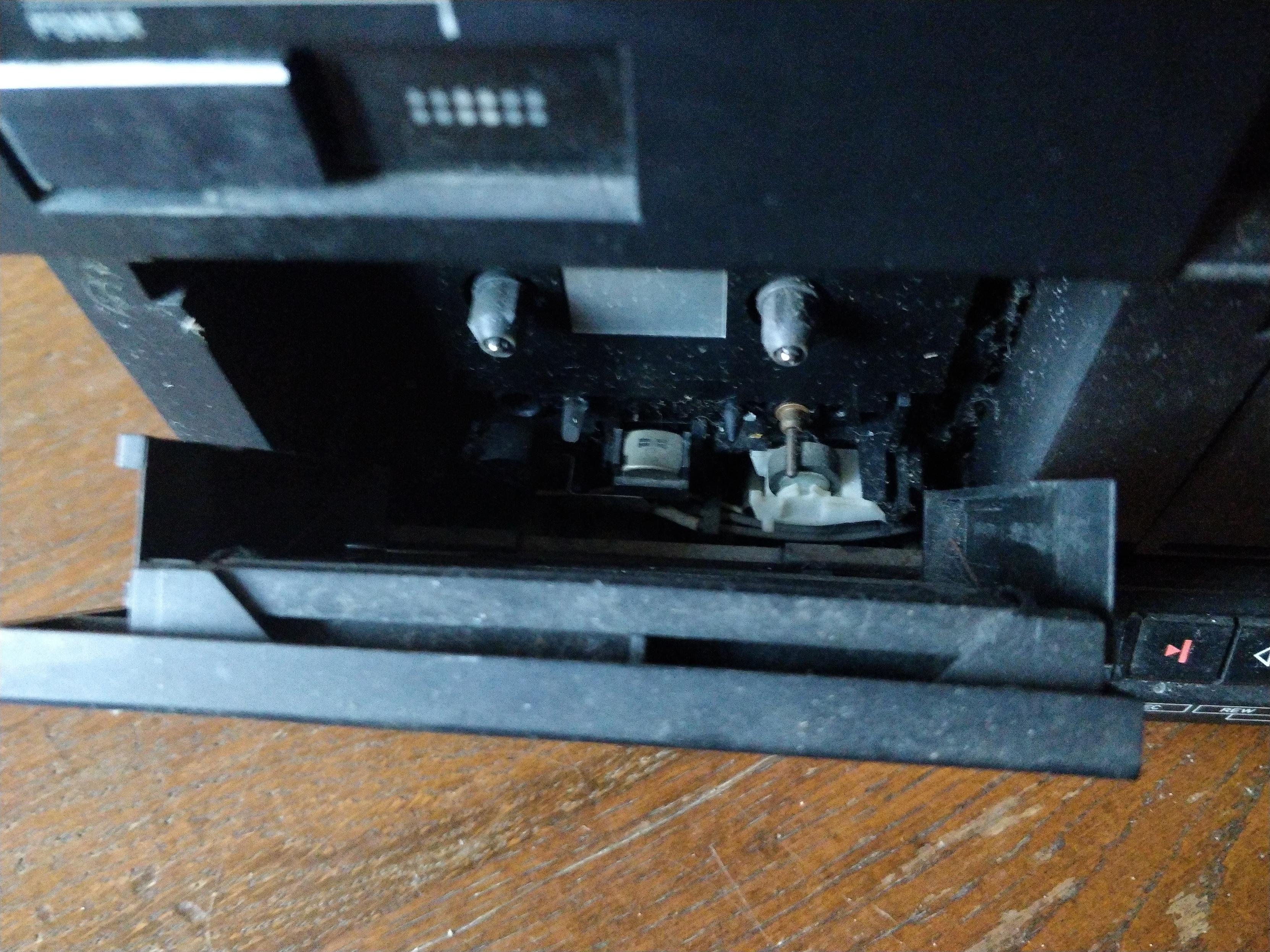 Gros plan sur une des têtes de lecture.